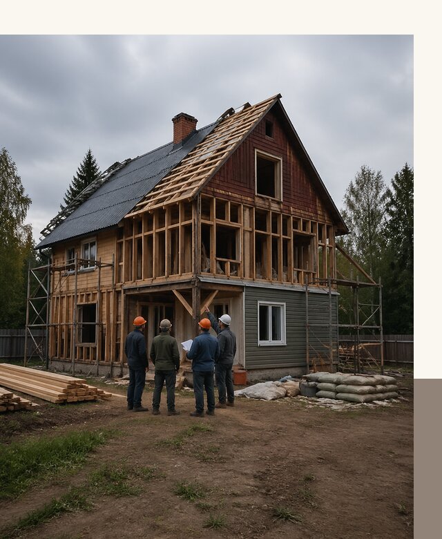 Реконструкция дачного дома в Арзамасе под ключ с проектом