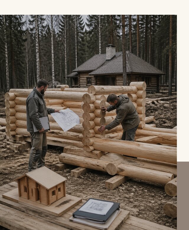 Проектирование и строительство домов из бревна в Арзамасе
